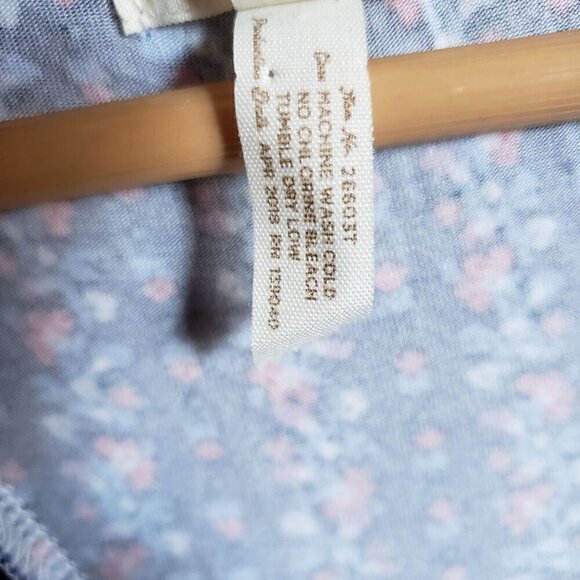 Matilda Jane Beyond the Horizon Tank Floral Flowy Top Lace Blue Sz Women's Small - Picture 11 of 11